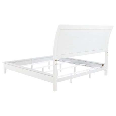 Bexhill White 5-Piece Eastern King Bedroom Set from Coaster - Luna Furniture