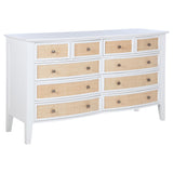 Bexhill White 5-Piece Eastern King Bedroom Set from Coaster - Luna Furniture