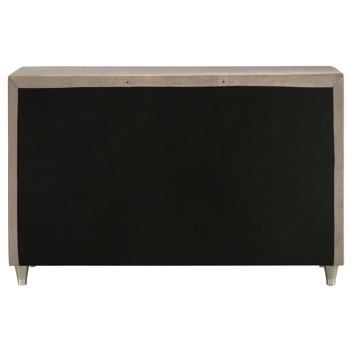 Antonella Ivory and Camel Upholstered 7-Drawer Dresser from Coaster - Luna Furniture