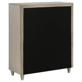 Antonella Ivory and Camel Upholstered 5-Drawer Chest from Coaster - Luna Furniture