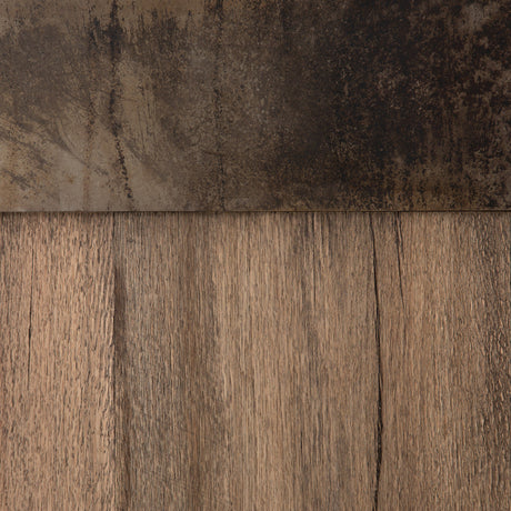 Bingham Console Table in Rustic Oak Veneer from Four Hands - Luna Furniture