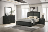 Cavelle Black 4-piece Full Bedroom Set from Coaster - Luna Furniture