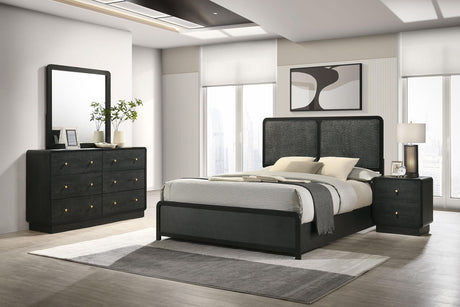 Cavelle Black 4-piece Full Bedroom Set from Coaster - Luna Furniture