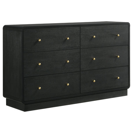 Cavelle Black 4-piece Full Bedroom Set from Coaster - Luna Furniture