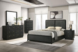Cavelle Black 5-piece Full Bedroom Set from Coaster - Luna Furniture