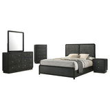 Cavelle Black 5-piece Full Bedroom Set from Coaster - Luna Furniture