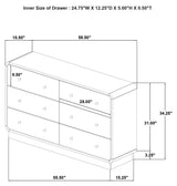 Cavelle Black 5-piece Full Bedroom Set from Coaster - Luna Furniture