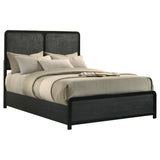 Cavelle Black 51-inch Upholstered Full Panel Bed from Coaster - Luna Furniture