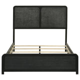 Cavelle Black 51-inch Upholstered Full Panel Bed from Coaster - Luna Furniture