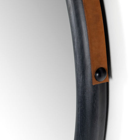 Des Mirror in Black Wash Poplar from Four Hands - Luna Furniture