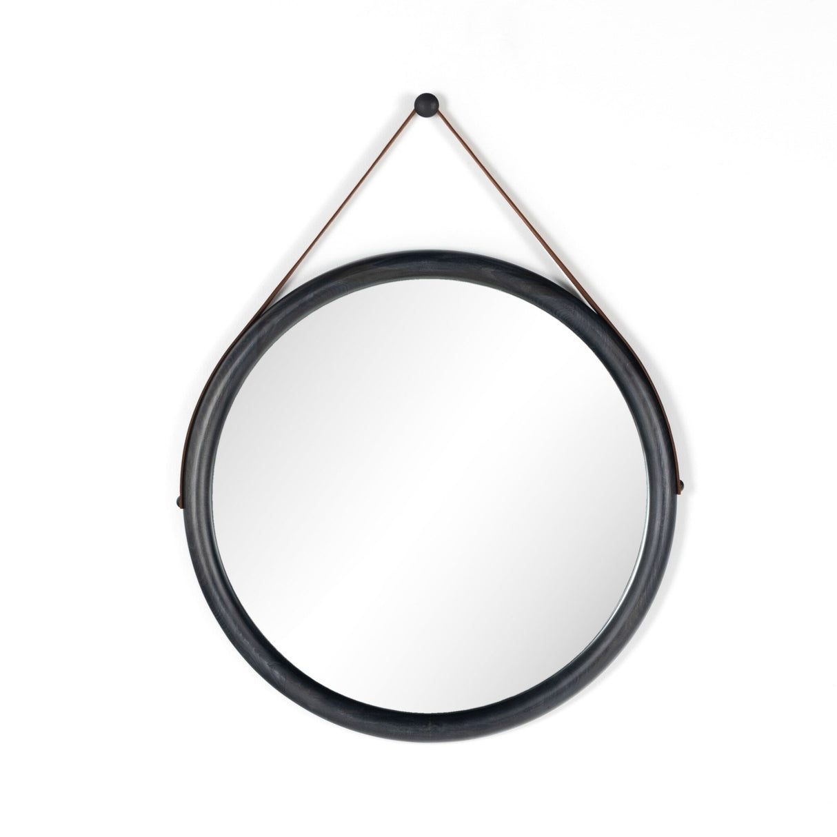 Des Mirror in Black Wash Poplar from Four Hands - Luna Furniture