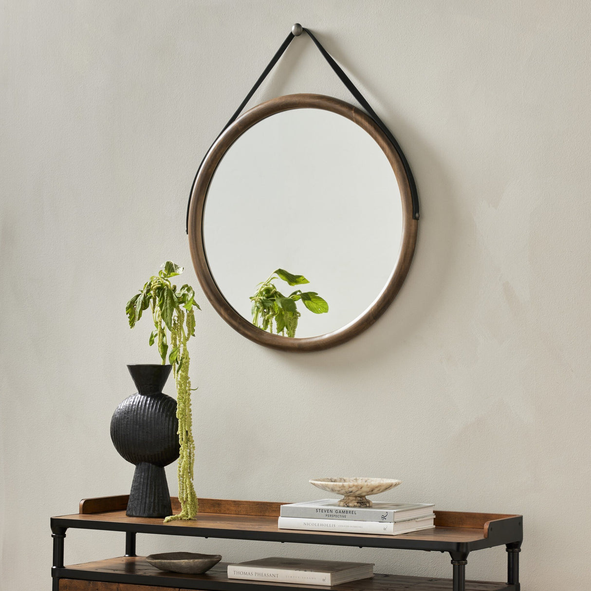 Des Mirror in Auburn Poplar from Four Hands - Luna Furniture