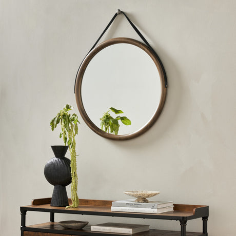 Des Mirror in Auburn Poplar from Four Hands - Luna Furniture