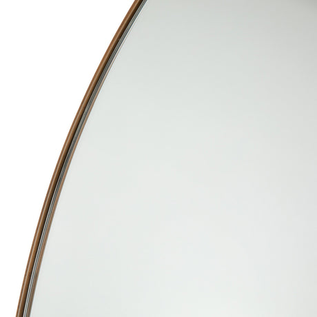 Georgina Floor Mirror in Polished Brass from Four Hands - Luna Furniture
