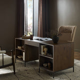 Trey Executive Desk in Auburn Poplar from Four Hands - Luna Furniture