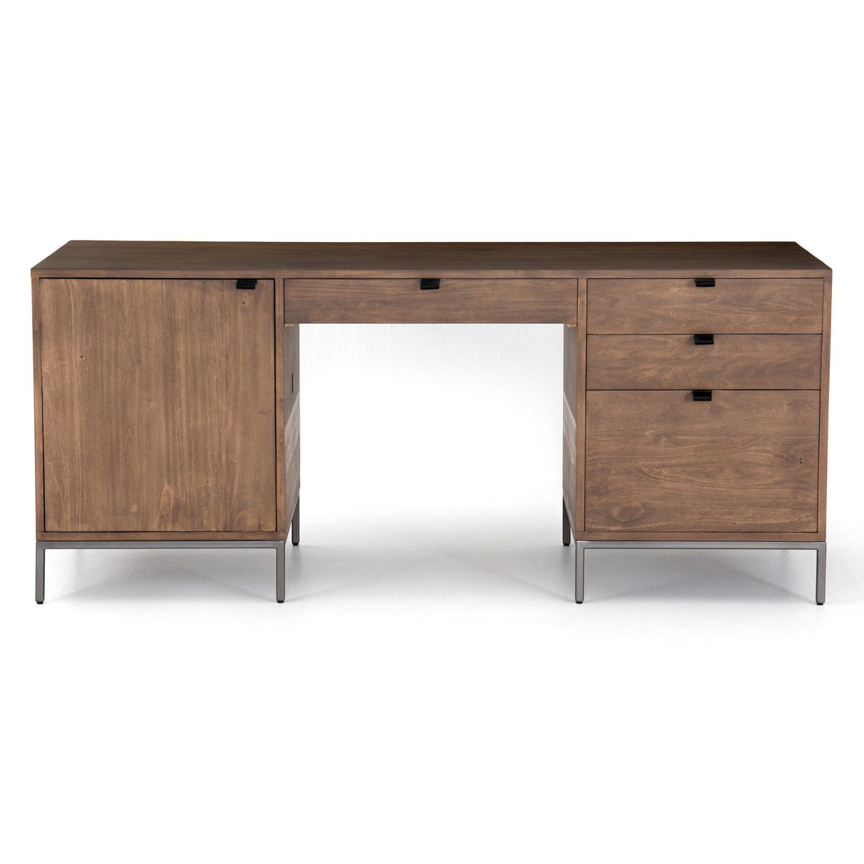 Trey Executive Desk in Auburn Poplar from Four Hands - Luna Furniture