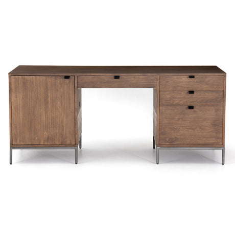 Trey Executive Desk in Auburn Poplar from Four Hands - Luna Furniture