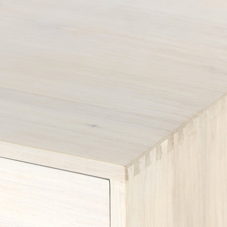 Trey Executive Desk in Dove Poplar from Four Hands - Luna Furniture