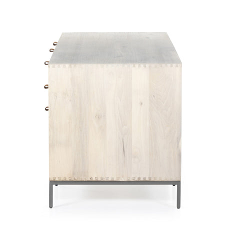 Trey Executive Desk in Dove Poplar from Four Hands - Luna Furniture