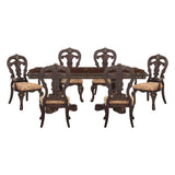 Deryn Park Cherry 9-Piece 114" Extendable Dining Room Set from Homelegance - Luna Furniture