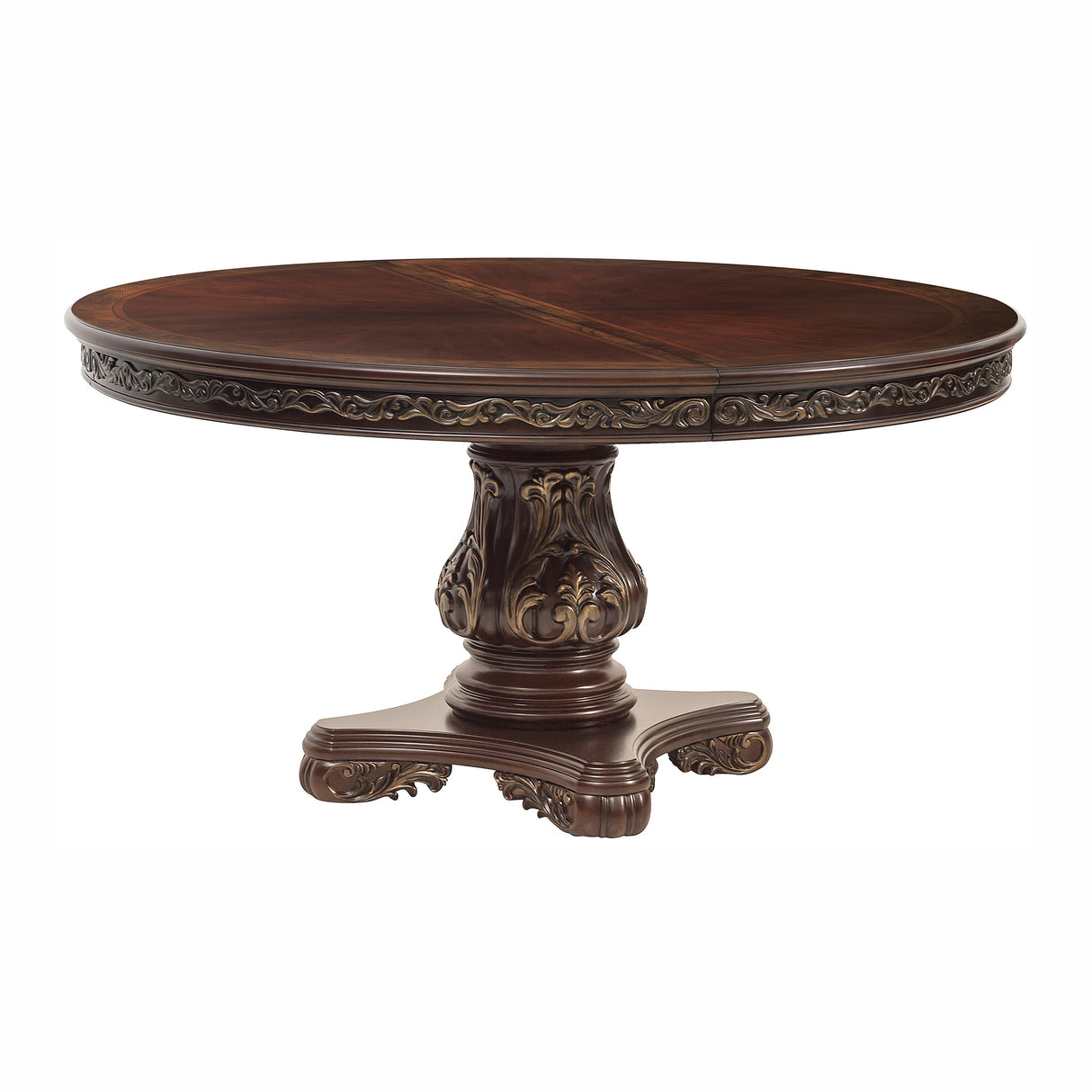 Deryn Park Cherry Round/Oval Dining Table from Homelegance - Luna Furniture