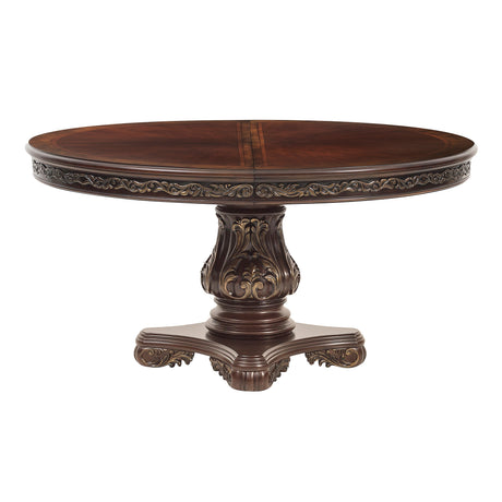 Deryn Park Cherry 7-Piece Round/Oval Dining Set from Homelegance - Luna Furniture