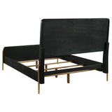 Arini Black and Natural 5-Piece California King Bedroom Set from Coaster - Luna Furniture