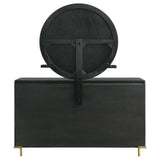 Arini Black 8-Drawer Bedroom Dresser with Mirror from Coaster - Luna Furniture