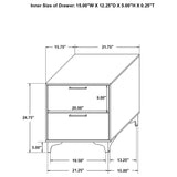 Kendall White 5-Piece Queen Bedroom Set from Coaster - Luna Furniture