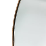 Georgina Small Mirror in Polished Brass from Four Hands - Luna Furniture