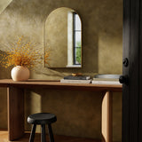 Georgina Small Mirror in Polished Brass from Four Hands - Luna Furniture