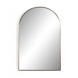 Georgina Small Mirror in Polished Brass from Four Hands - Luna Furniture