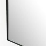Georgina Small Mirror in Iron Matte Black from Four Hands - Luna Furniture
