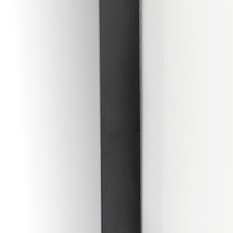 Georgina Small Mirror in Iron Matte Black from Four Hands - Luna Furniture