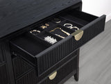 Brookmead Black 8-Drawer Bedroom Dresser with Mirror from Coaster - Luna Furniture