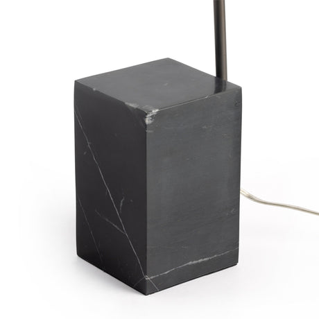 Jenkin Task Lamp in Black Marble from Four Hands - Luna Furniture