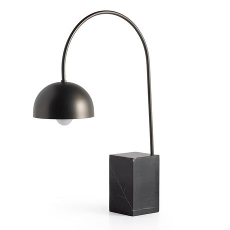 Jenkin Task Lamp in Black Marble from Four Hands - Luna Furniture