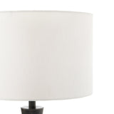 Kelita Table Lamp in Textured Black Aluminum from Four Hands - Luna Furniture