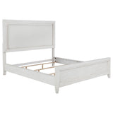 Marielle Distressed White 5-Piece Eastern King Bedroom Set from Coaster - Luna Furniture