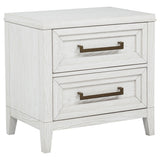 Marielle Distressed White 5-Piece Eastern King Bedroom Set from Coaster - Luna Furniture