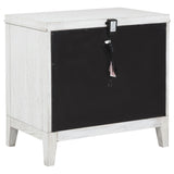 Marielle Distressed White 5-Piece Eastern King Bedroom Set from Coaster - Luna Furniture