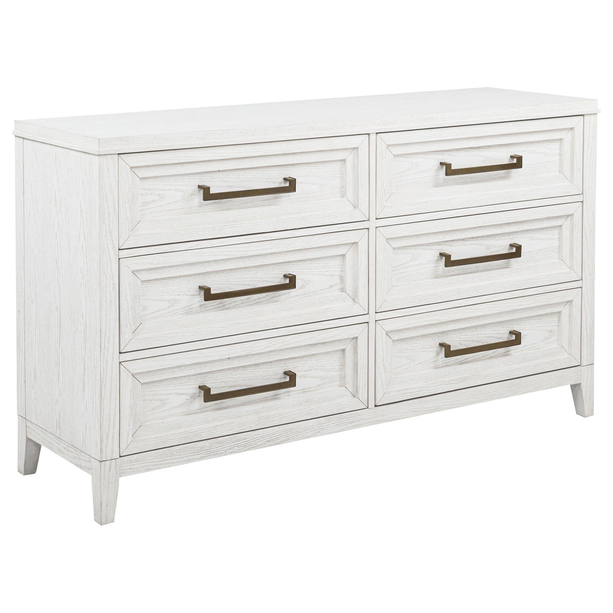 Marielle Distressed White 5-Piece Eastern King Bedroom Set from Coaster - Luna Furniture