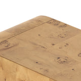 Jenson Console Table in Natural Poplar Burl Veneer from Four Hands - Luna Furniture