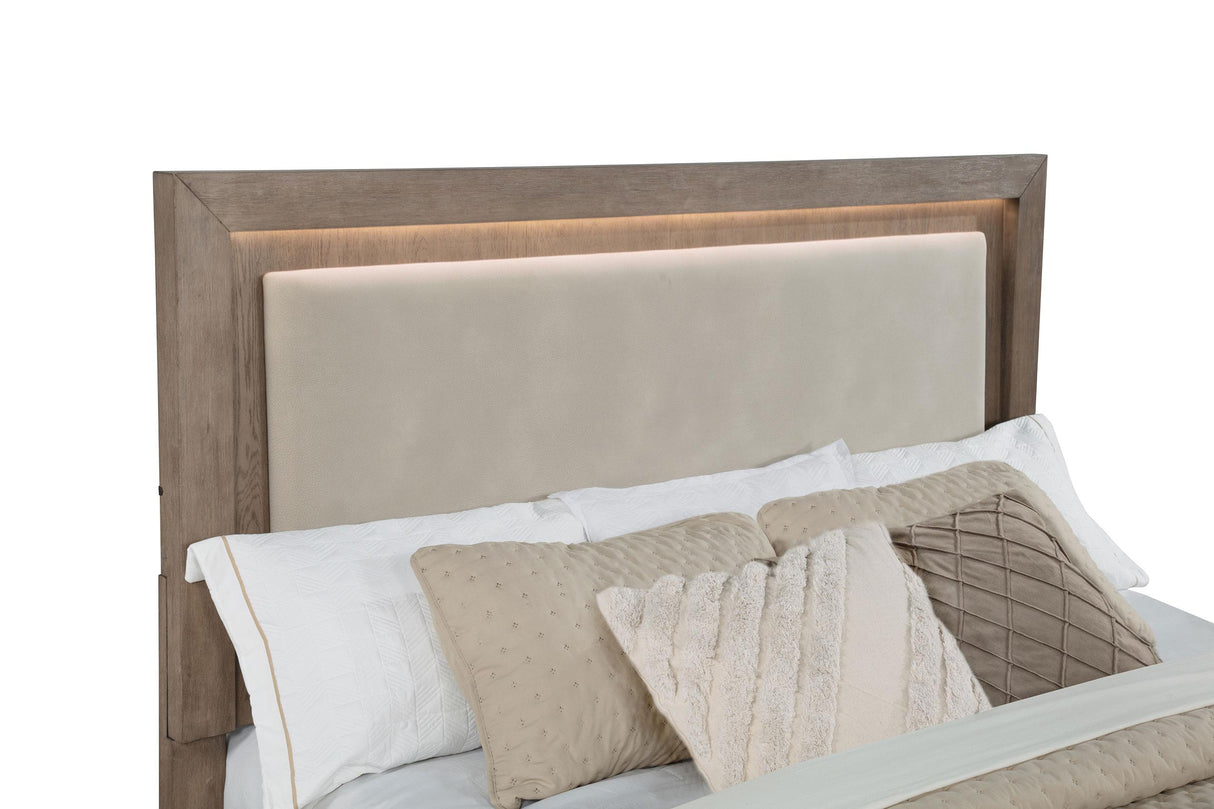 Kenora Barley Brown 4-Piece Queen Bedroom Set from Coaster - Luna Furniture