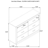 Kenora Barley Brown 5-Piece Eastern King Bedroom Set from Coaster - Luna Furniture
