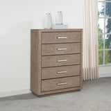 Kenora Barley Brown 5-Drawer Bedroom Chest from Coaster - Luna Furniture