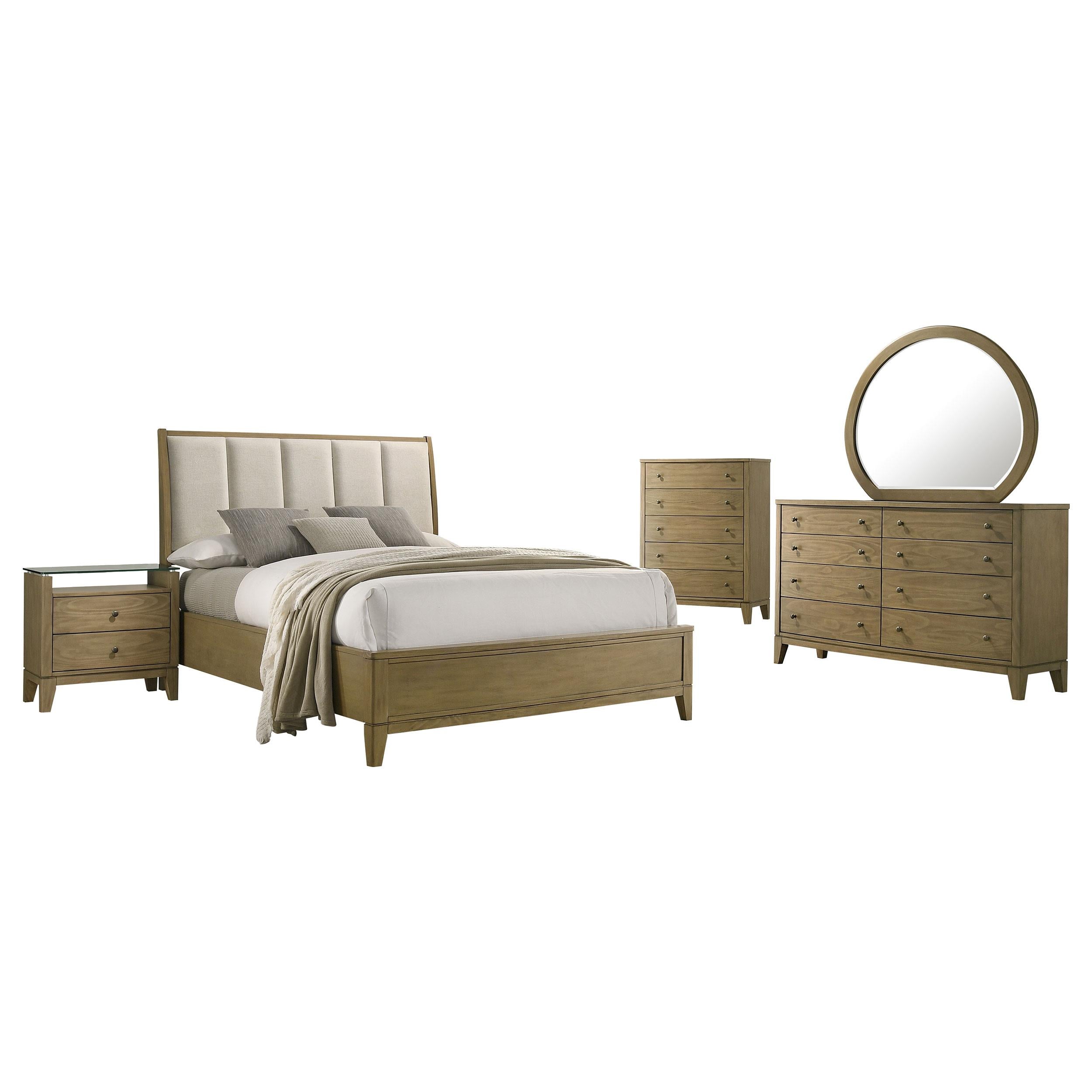 Granada Natural Pine 5-Piece Eastern King Bedroom Set – Luna Furniture Granada Natural Pine 5-Piece Eastern King Bedroom Set – Luna Furniture