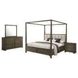 Gran Park Dark Cocoa 4-Piece Queen Bedroom Set from Coaster - Luna Furniture