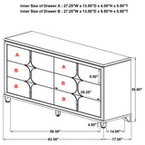 Olivia Pearl White 4-Piece Queen Bedroom Set from Coaster - Luna Furniture