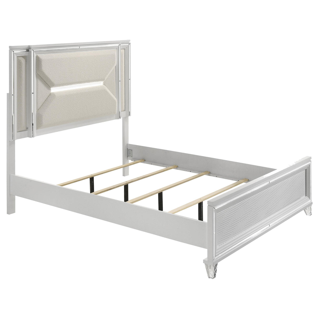 Marmore White 5-Piece Queen Bedroom Set from Coaster - Luna Furniture
